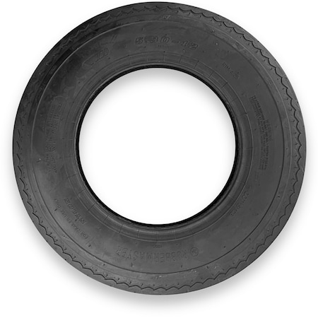 Rubbermaster 5.30-12 Highway Rib 4 Ply Tubeless High Speed Trailer Tire 489162